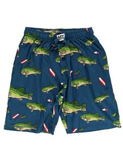 Lazy One Pajama Shorts for Men, Men's Separate Bottoms, Cotton Loungewear