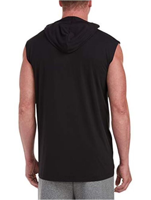 Amazon Essentials Men's Big and Tall Tech Stretch Sleeveless Pullover Hoodie fit by DXL