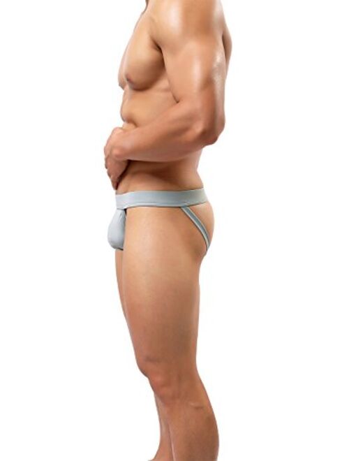 Tyhengta Men's Athletic Supporter Briefs Performance Jockstrap Underwear