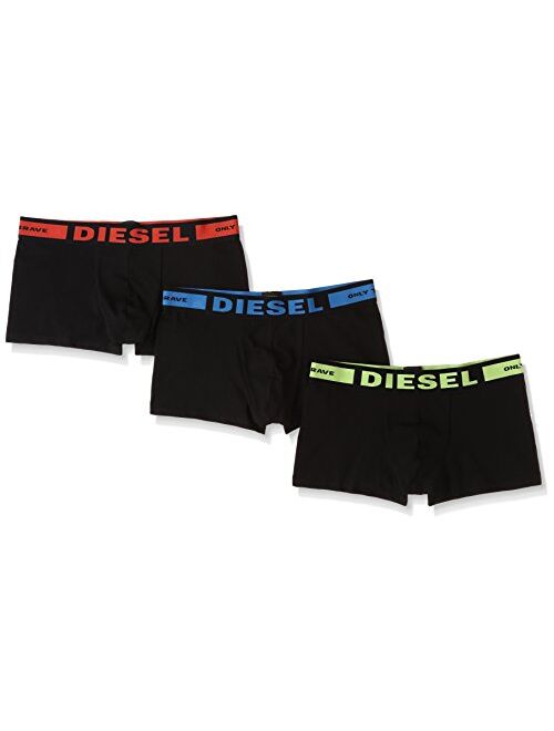 Diesel Men's Kory Three Pack Colored Waistband 3 Pack Trunk