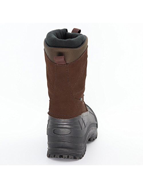 Men's Winter uggs are Waterproof, Non-Slip, Safe and Warm Outdoor Classic Suede, Detachable Lining, Non-Slip Rubber Outsole, mid-Calf Height Boots