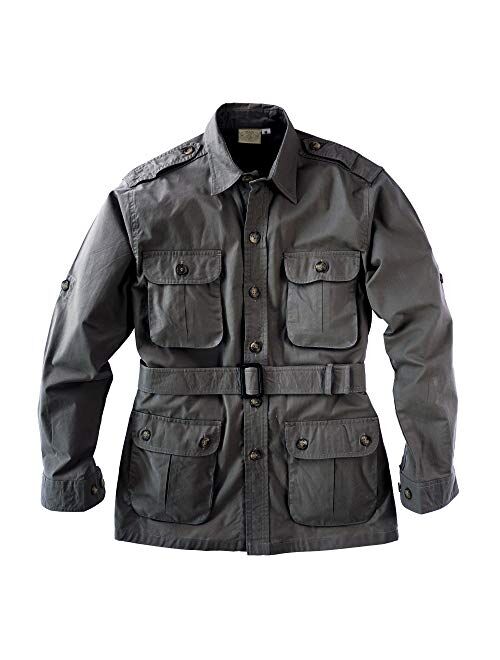 Tag Safari Jacket for Men, Lightweight, Multi Pockets, Perfect for Explorers, Photographers and Journalists