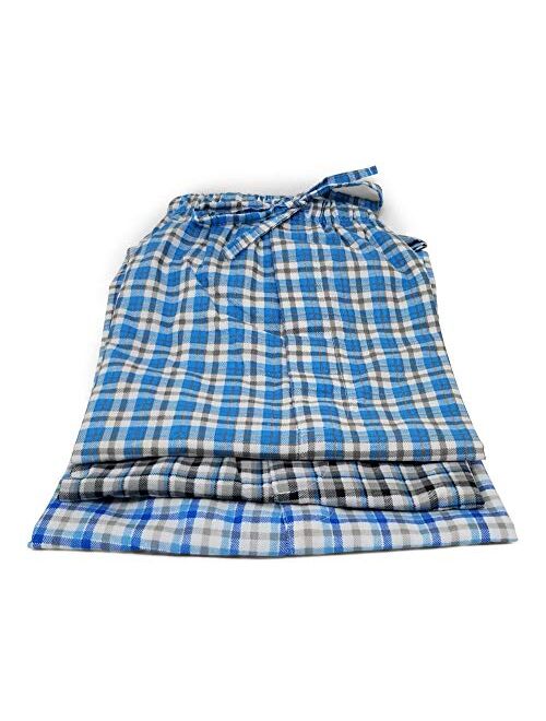 Men's Lounge Pajama Sleep Shorts/Woven Jam Dorm Shorts Drawstring & Pockets - 3 Pack