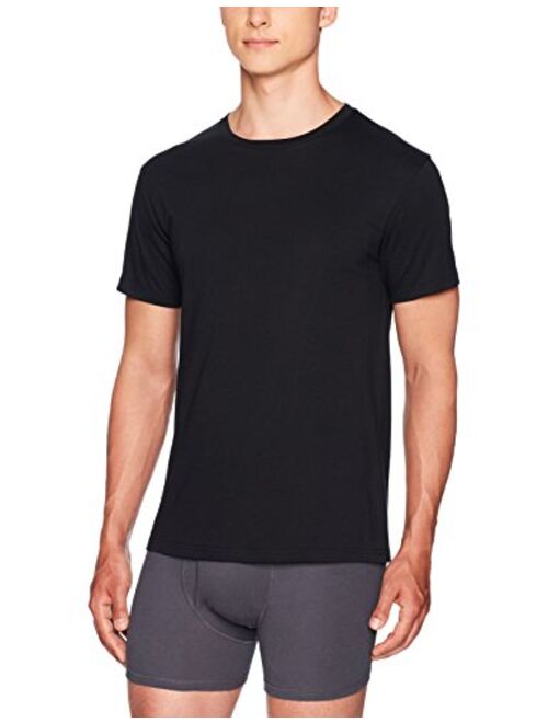 Amazon Essentials Men's 6-Pack Cotton Solid Crew Neck Undershirts