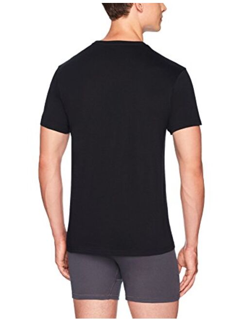 Amazon Essentials Men's 6-Pack Cotton Solid Crew Neck Undershirts
