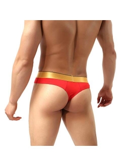 Hot Men's Thong Underwear, Men's Butt-Flaunting Thong Undie, Mens Underwear Showing Off Bubble Butt