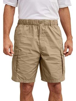 KingSize Men's Big and Tall 8" Moisture Wicking Cargo Shorts