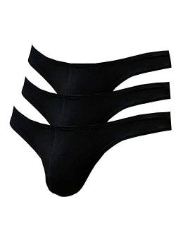 Pdbokew Men's Thongs Underwear G-String Quick-Drying Comfortable T-Back
