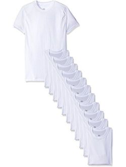 Men's Cotton Solid Short Sleeve 12-Pack Crew T-Shirt