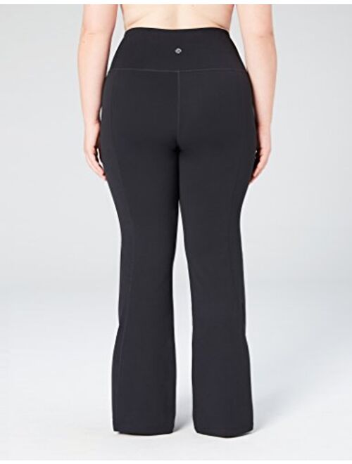 Amazon Brand - Core 10 Womens (XS-3X) Build Your Own Yoga Bootcut Pant (Inseams, Waist Styles Available)