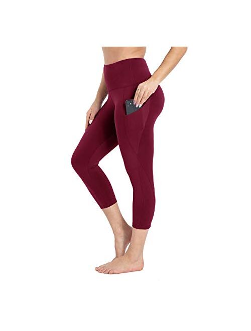 Buy HIGHDAYS Yoga Pants for Women with Pocket - High Waist Capri ...