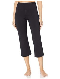 Amazon Brand - Core 10 Women's (XS-3X) 'Studiotech' Cropped High Waist Flare Yoga Pant - 24"