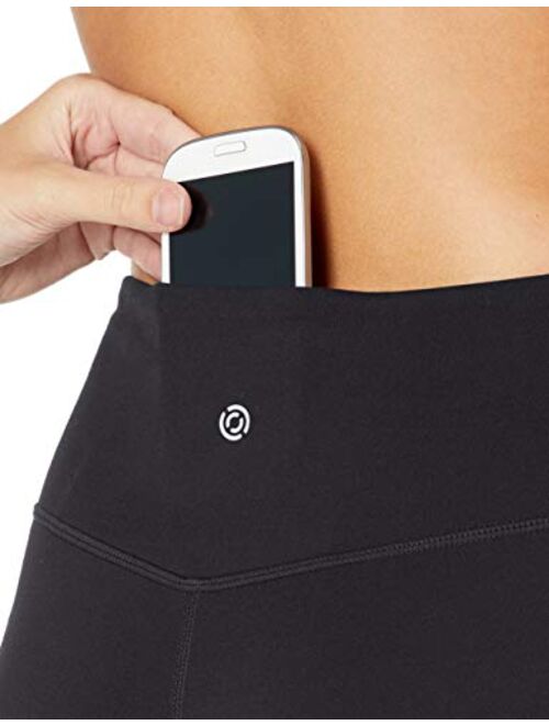 Amazon Brand - Core 10 Women's (XS-3X) 'Studiotech' Cropped High Waist Flare Yoga Pant - 24"