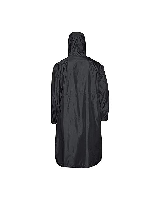 Long Rain Coat for Men Women Waterproof Rain Gear Trench Outdoor Poncho Lightweight Jacket