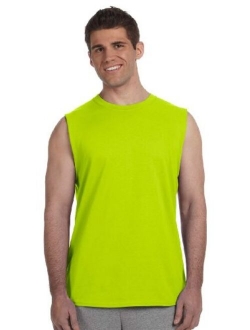 Men's Ultra Cotton Double Needle Sleeveless T-Shirt