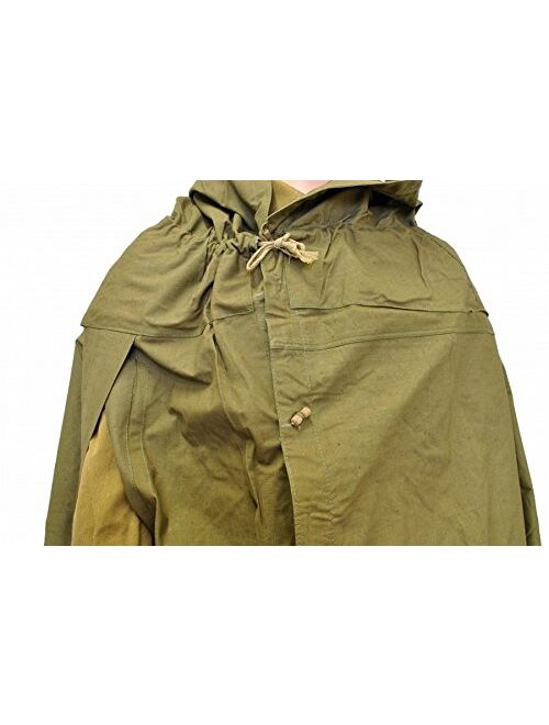 Soviet Russian Army WWII Type Soldier Field Canvas cloak tent Raincoat Poncho