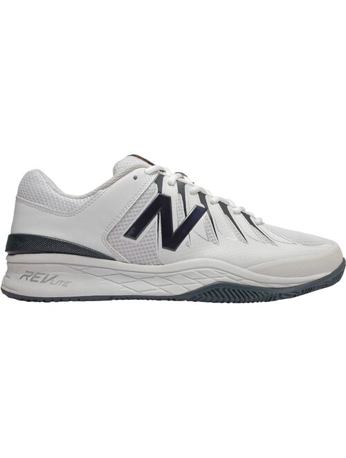new balance men's mc1006v1 black/white tennis shoe - 11 d(m) us