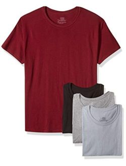 Men's 4-Pack FreshIQ Odor Control ComfortSoft Crewneck T-Shirt