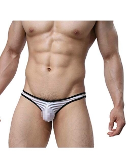 UltraHot Men's Thong Men's G-String Comfort Thong Low Raise Underwear Honey Bubble