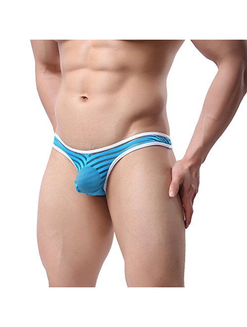 MuscleMate UltraHot Men's Thong Men's G-String Comfort Thong Low Raise Underwear Honey Bubble