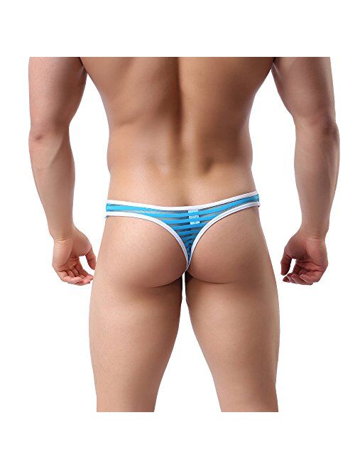 MuscleMate UltraHot Men's Thong Men's G-String Comfort Thong Low Raise Underwear Honey Bubble