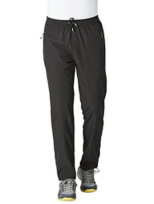 Rdruko Men's Jogger Casual Pants Lightweight Breathable Quick Dry Hiking Running Outdoor Sports Pants