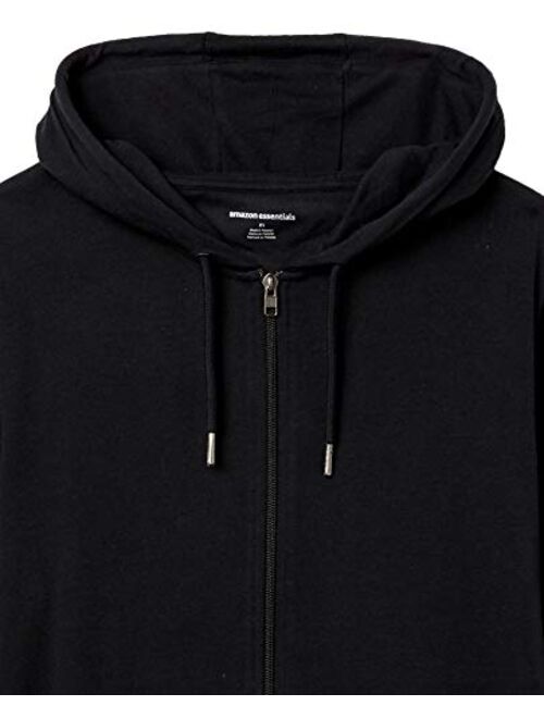 Amazon Essentials Men's Lightweight Jersey Full-Zip Hoodie