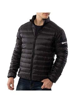 Niko Mens Down Alternative Jacket Puffer Coat Packable Warm Insulation & Lightweight
