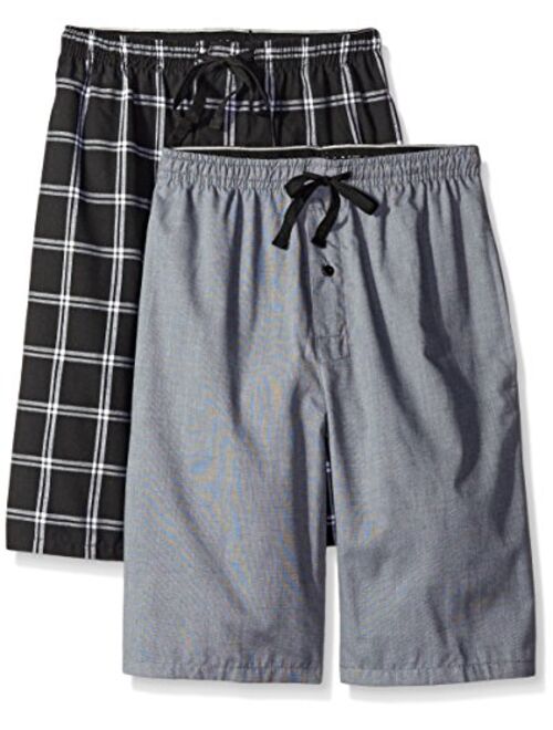 Hanes Men's 2-Pack Woven Pajama Short