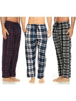 DARESAY Multipack of Mens Microfleece Pajama Pants/Lounge Wear with Pockets