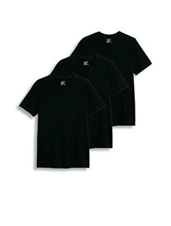 Men's T-Shirts Cotton Solid Classic Crew Neck T-Shirt - 3 Pack