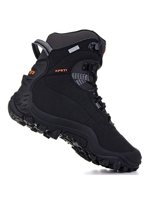 XPETI Mens Thermator Mid-Rise Waterproof Hiking Trekking Insulated Outdoor Boots