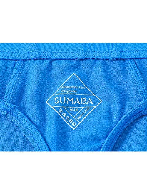 SUMABA Men Thong Sexy Man G-String Butt Flaunting Tongs Undie T-Back Underwears