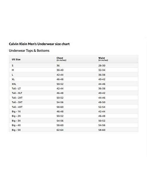 Calvin Klein Underwear Men's Cotton Solid Crew Neck Stretch Tee 2 Pack