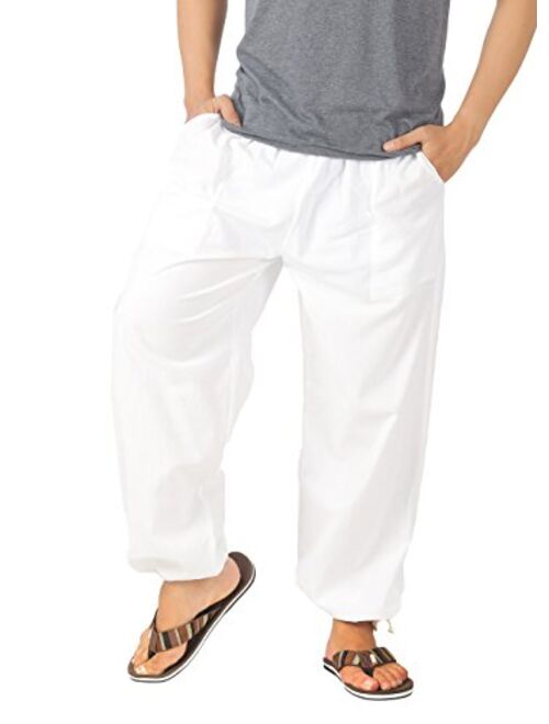 CandyHusky Mens Elastic Waist Casual Lounge Pajama Jogger Yoga Pants Cotton