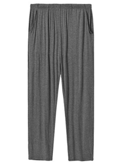 MoFiz Men's Modal PJ Bottom Jersey Knit Pajama Pants/Lounge Pants/Sleepwear Pants