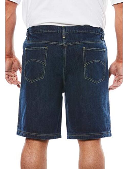 Liberty Blues Men's Big and Tall 5 Pocket Denim Shorts