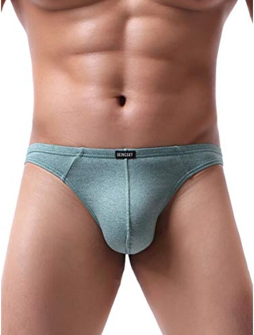 iKingsky Men's Thong Underwear Soft Stretch T-Back Mens Underwear