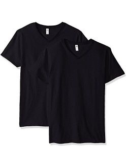 Men's Cotton Solid V-Neck T-Shirt(Pack of 3)