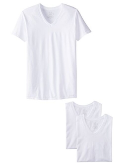 Men's Cotton Solid V-Neck T-Shirt(Pack of 3)