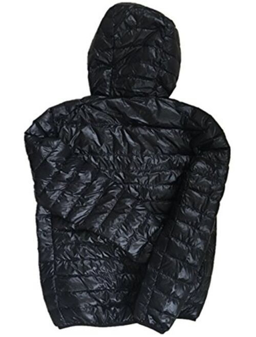Lanmay Men's Ultralight Packable Hooded Down Jacket Puffer Down Coats