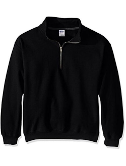 Men's Fleece Quarter Zip Cadet Collar Sweatshirt