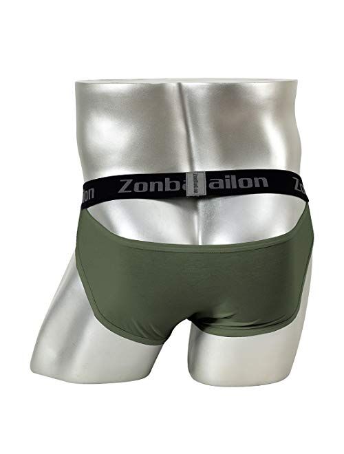 ZONBAILON Mens Thong Underwear Sexy Man G-String Butt-Flaunting Tongs Undie T-Back Underwears