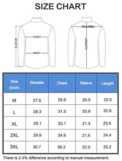 Mens Ribbed Slim Fit Long Sleeve Knitted Pullover Top Turtleneck Thermal Sweater