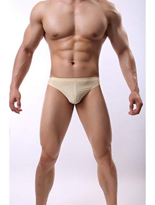 Men's Seamless Underwear Invisible No Show Thong PU809