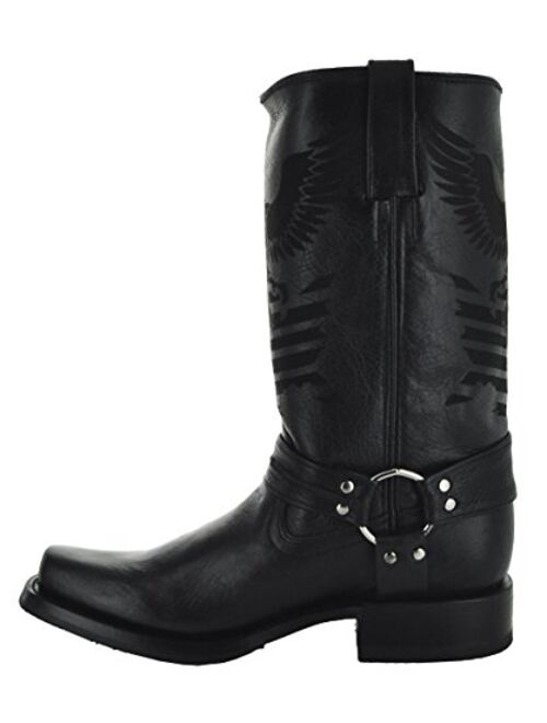 Soto Boots Men's Leather Harness Boots H50021
