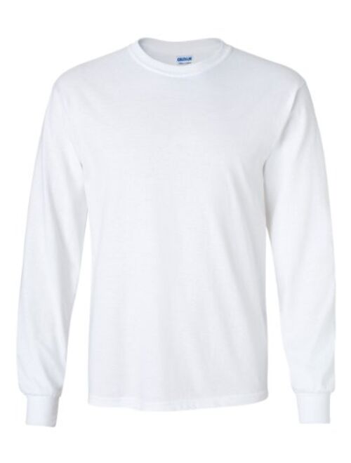 Gildan Men's G240 Ultra Cotton Solid Long Sleeve T-Shirt