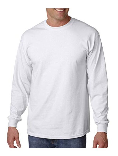 Gildan Men's G240 Ultra Cotton Solid Long Sleeve T-Shirt