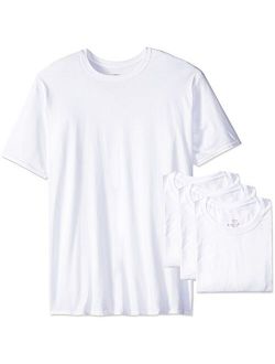 Ultimate Men's Big and Tall Man FreshIQ Crew Neck Tee- 4 Pack