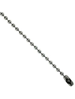 Sabrina Silver Stainless Steel Bead Ball Chain 3 mm Thick, Necklaces Bracelets & Anklets